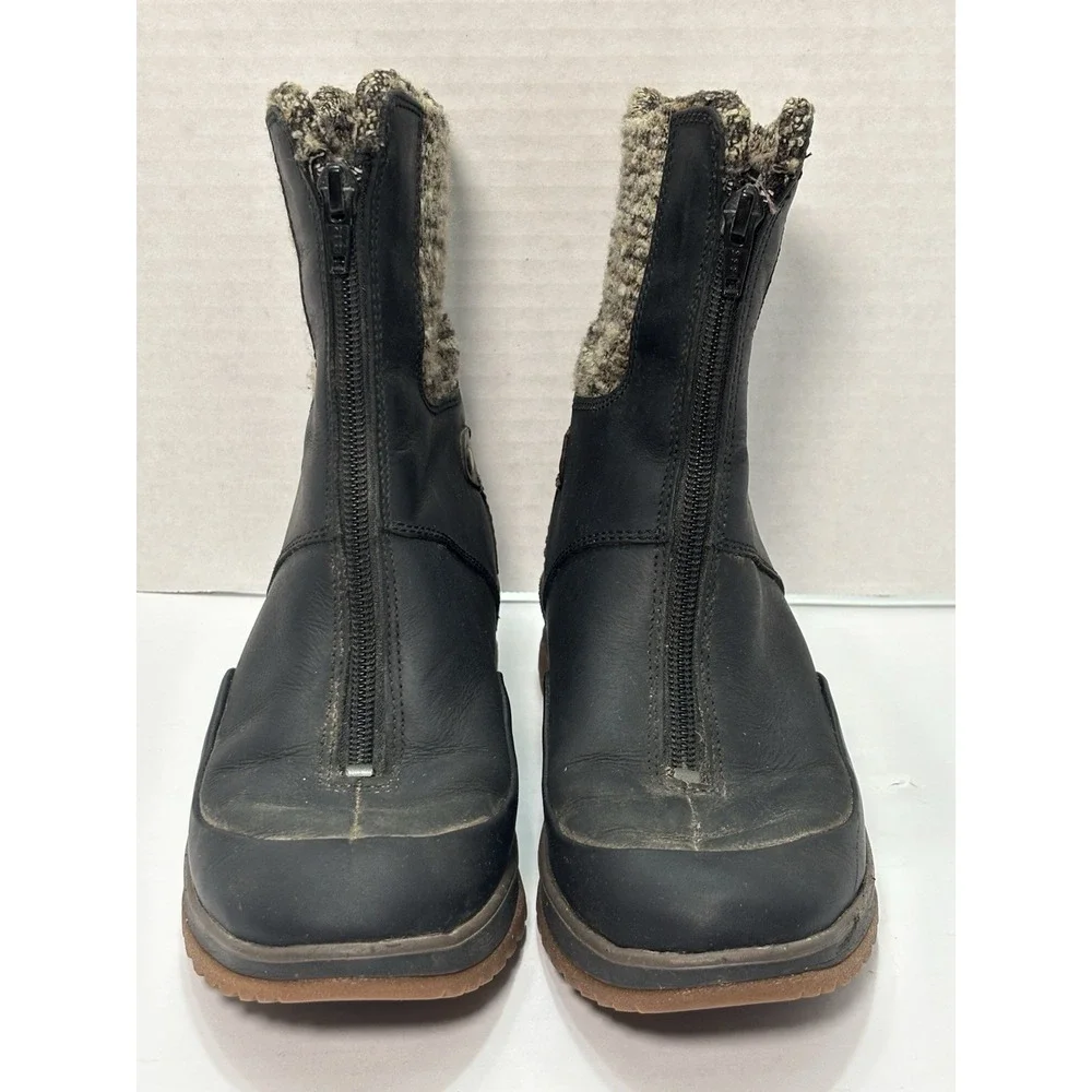 Merrell Eventyr Bond Boots Womens 5 Black Leather Zip Insulated Waterproof